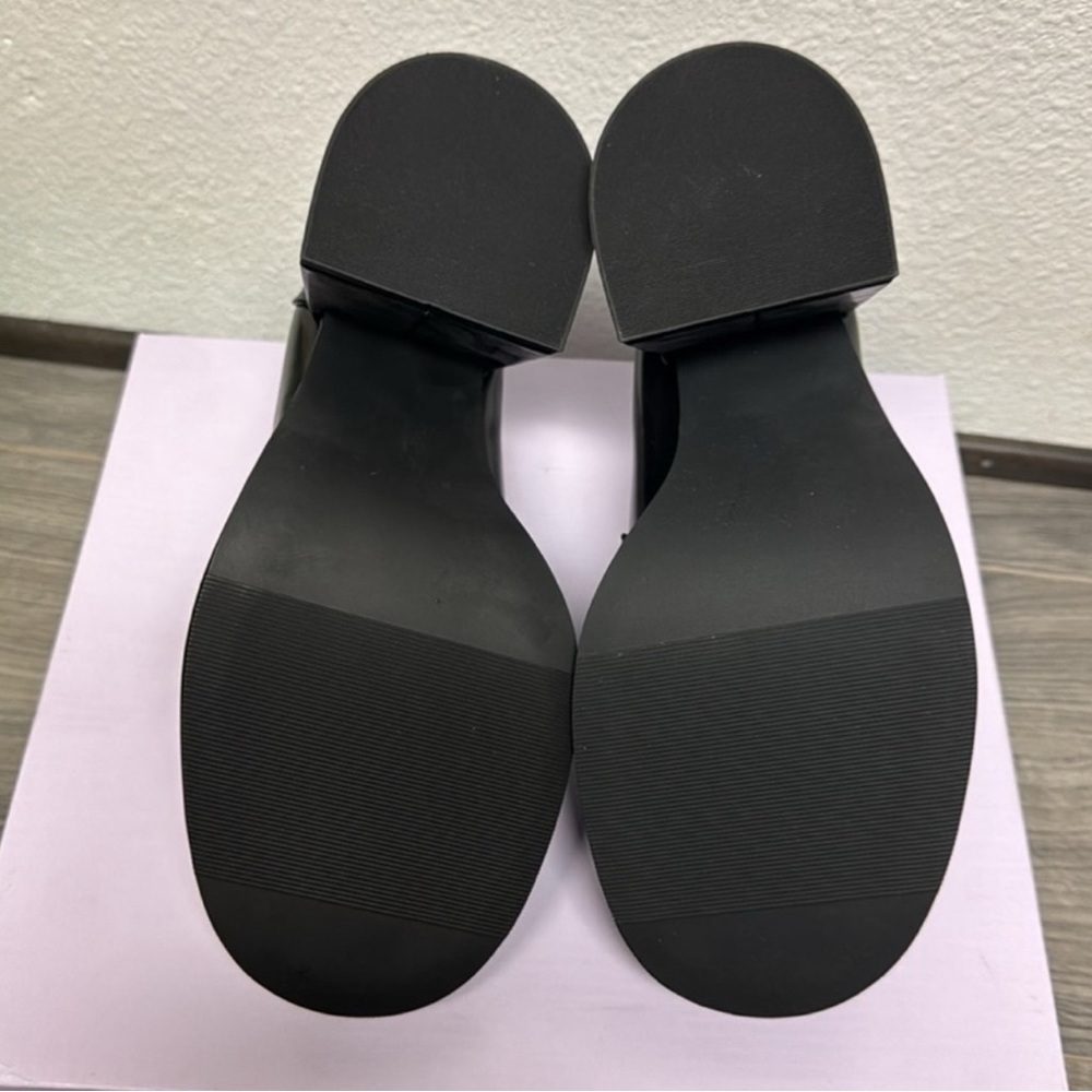 Madden Girl Black Loafers - Picture 2 of 8